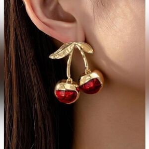 Cherry  earrings N1074